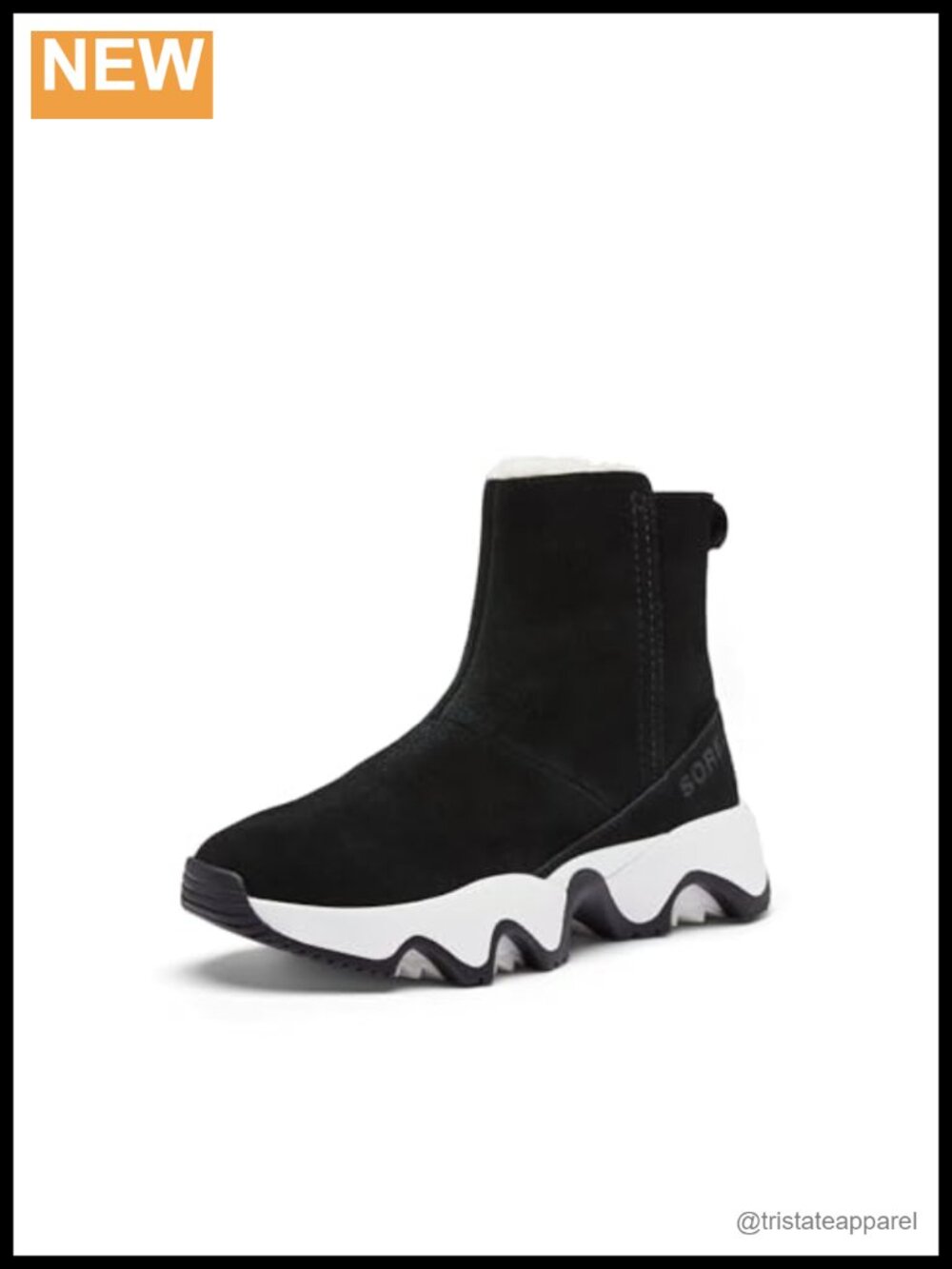 Waterproof Suede Snow Boots Faux Fur Collar Insulated Winter Calf High Zip